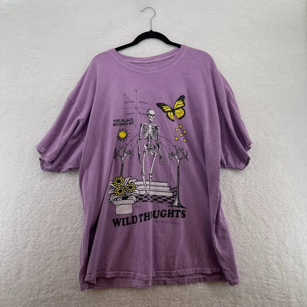 Wild thoughts grunge Skelton T-shirt